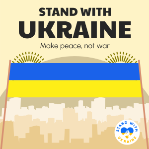 Stand With Ukraine Banner Instagram post Image Preview