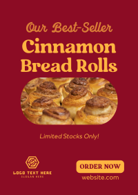 Best-seller Cinnamon Rolls Poster Image Preview