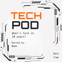 Technology Podcast Session Instagram Post Design