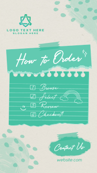 Scrapbook How to Order YouTube Short Design
