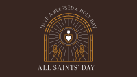 Holy Sacred Heart Facebook Event Cover Design