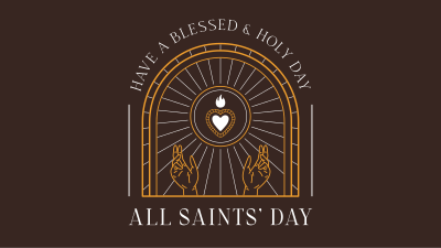 Holy Sacred Heart Facebook event cover Image Preview