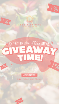 Food Voucher Giveaway YouTube short Image Preview