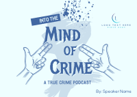Criminal Minds Podcast Postcard Design