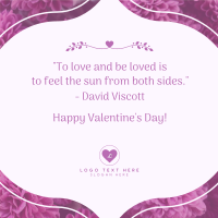 Valentines Quote Instagram post Image Preview