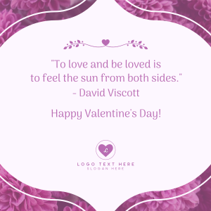 Valentines Quote Instagram post Image Preview