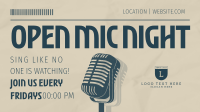 Pop Art Open Mic Night Animation Preview