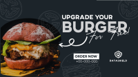 Free Burger Upgrade Facebook Event Cover Image Preview