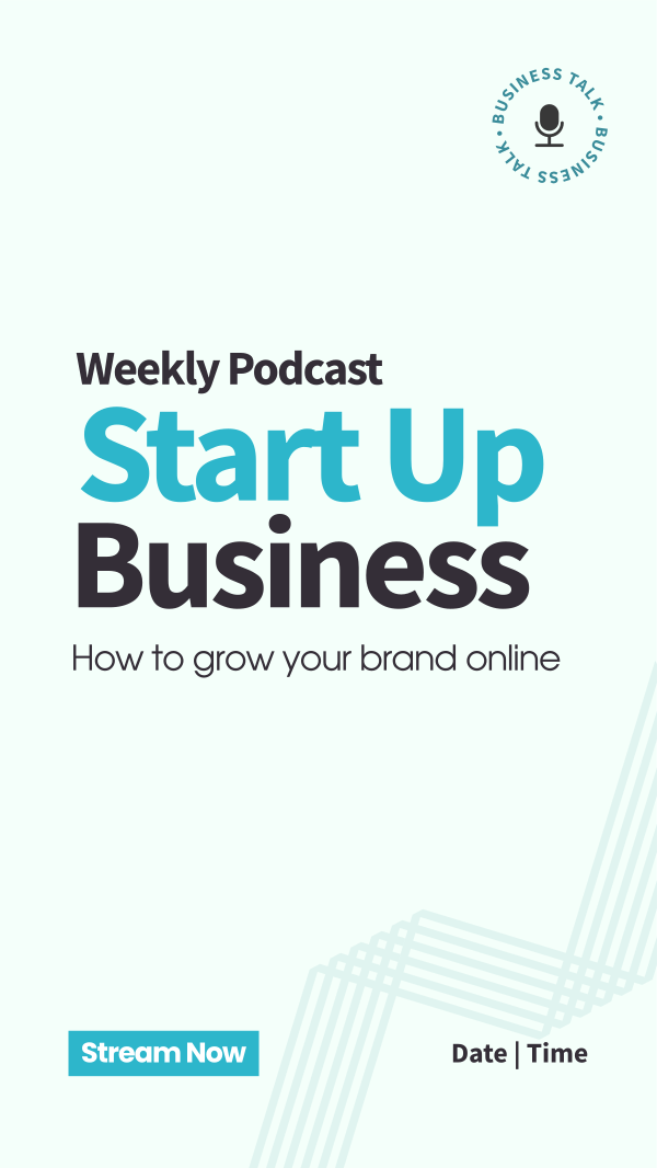 Simple Business Podcast Instagram Story Design