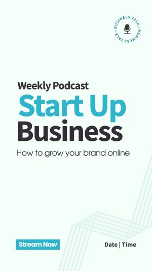 Simple Business Podcast Instagram story Image Preview