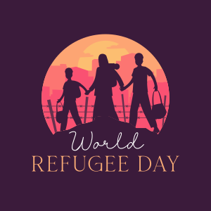 Refugees Silhouette Instagram post Image Preview