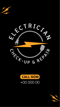 Professional Electrician YouTube short Image Preview