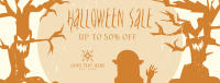 Spooky Trees Sale Facebook Cover Image Preview