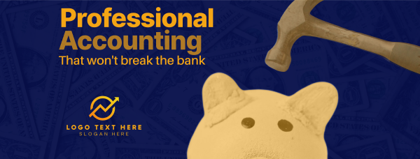 Break Piggy Bank Facebook Cover Design Image Preview