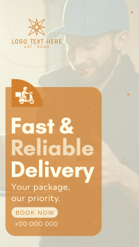 Reliable Courier Delivery Instagram reel Image Preview