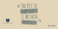 Happiness Within Yourself Twitter post Image Preview