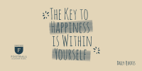 Happiness Within Yourself Twitter Post Image Preview