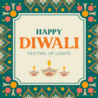 Diwali Festival Instagram Post Design