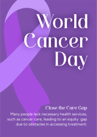 World Cancer Day Awareness Poster Design