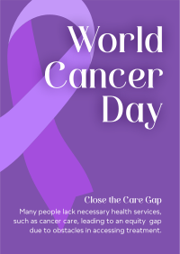 World Cancer Day Awareness Poster Image Preview