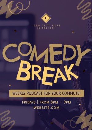 Comedy Break Podcast Poster Image Preview