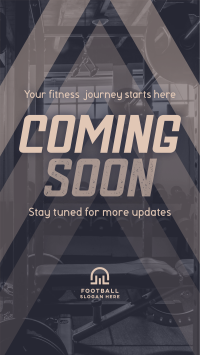 Coming Soon Fitness Gym Teaser Video Image Preview