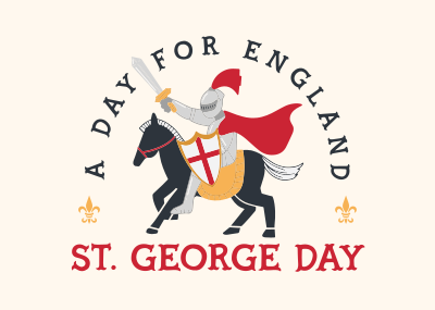 Celebrating St. George Postcard Image Preview
