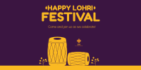 Happy Lohri Festival Twitter Post Image Preview