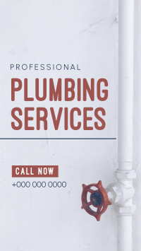 Professional Plumbing Instagram story Image Preview