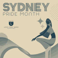 Sydney Pride Month Greeting Instagram post Image Preview