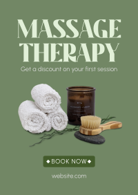 Massage Therapy Poster Design