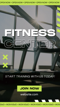 Fitness Training Center Facebook Story Design