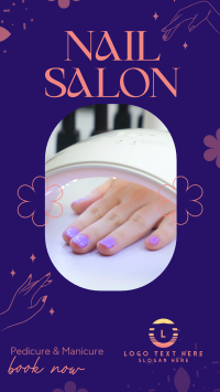 Modern Nail Salon Instagram Reel Design