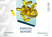 Pharmaceutical Annual Report Postcard Image Preview