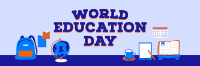 World Education Day Twitter header (cover) Image Preview