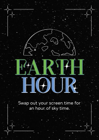 Earth Hour Sky Flyer Design