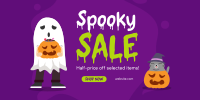 Halloween Discount Twitter post Image Preview