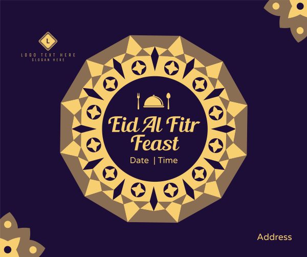 Eid Feast Celebration Facebook Post Design Image Preview