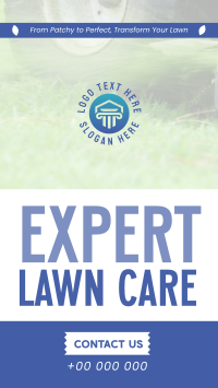 Minimalist Lawn Care Experts YouTube Short Design