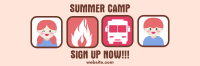 Summer Camp Registration Twitter header (cover) Image Preview