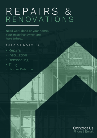 Repairs & Renovations Poster Image Preview
