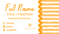 Cute Generic Quirky Business Card Preview