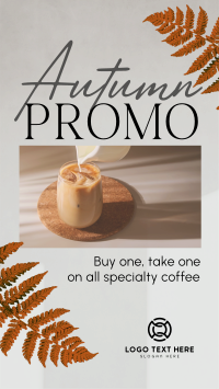 Autumn Coffee Promo Instagram reel Image Preview