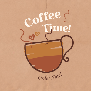 Coffee Time Instagram post Image Preview