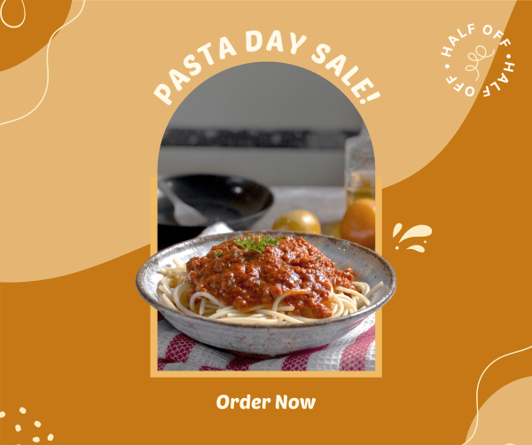 Pasta Day Sale Facebook Post Design Image Preview