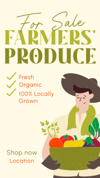 Fresh and Flavorful Harvest Facebook Story Design