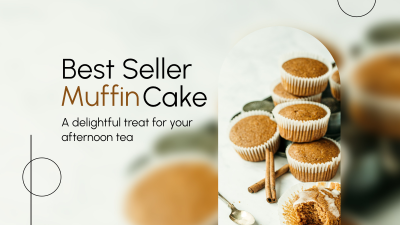 Best Seller Muffin Facebook event cover Image Preview