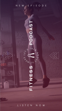 Minimalist Fitness Talk Instagram reel Image Preview