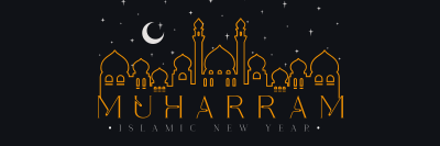 Starry Muharram Twitter header (cover) Image Preview