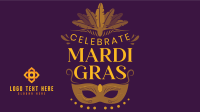 Celebrate Mardi Gras Facebook Event Cover Design